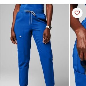 Fabletics On Call Scrub Jogger Royal Blue